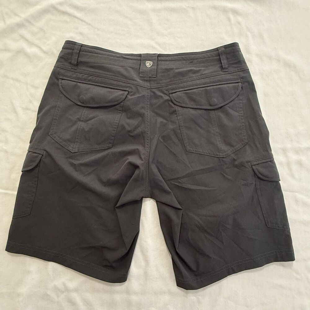 KÜHL Freeflex 10" inseam Cargo Shorts Womens size 8 Black Hiking/Camping Stretch - Picture 11 of 13